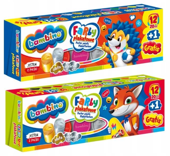 farbki plakatowe 12+1kol.  BAMBINO | 1581 — 7