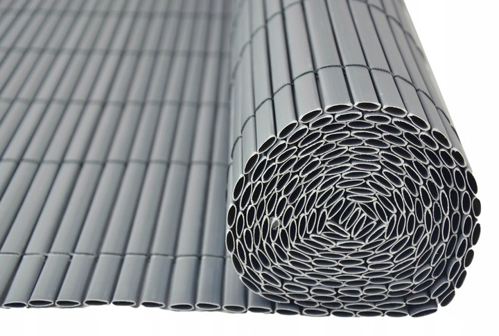 БАМБУКОВЫЙ КОВРИК ПВХ OVAL ПЫЛЬНИК БАЛКОН 1x3m СЕРЫЙ