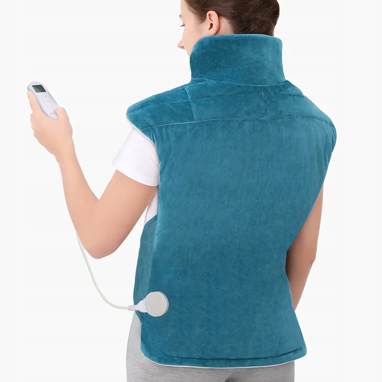 Comfytemp Obciążona poduszka grzewcza do ogrzewania szyi, barków i pleców