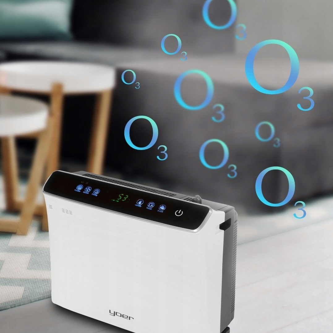 Oczyszczacz powietrza Nawilżacz +JON+UV+OZON Yoer Maksymalna wydajność 300 m³/h