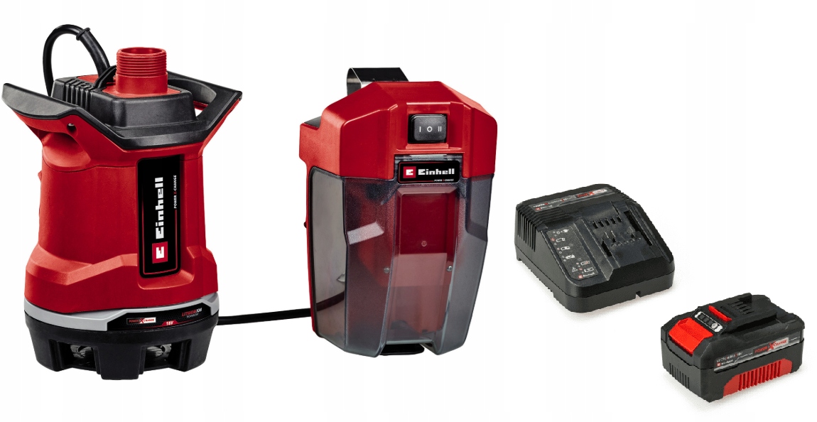 Einhell Ponorné Čerpadlo Ge-sp 18/25 Li 4181580 Set Akumulátor 4,0AH