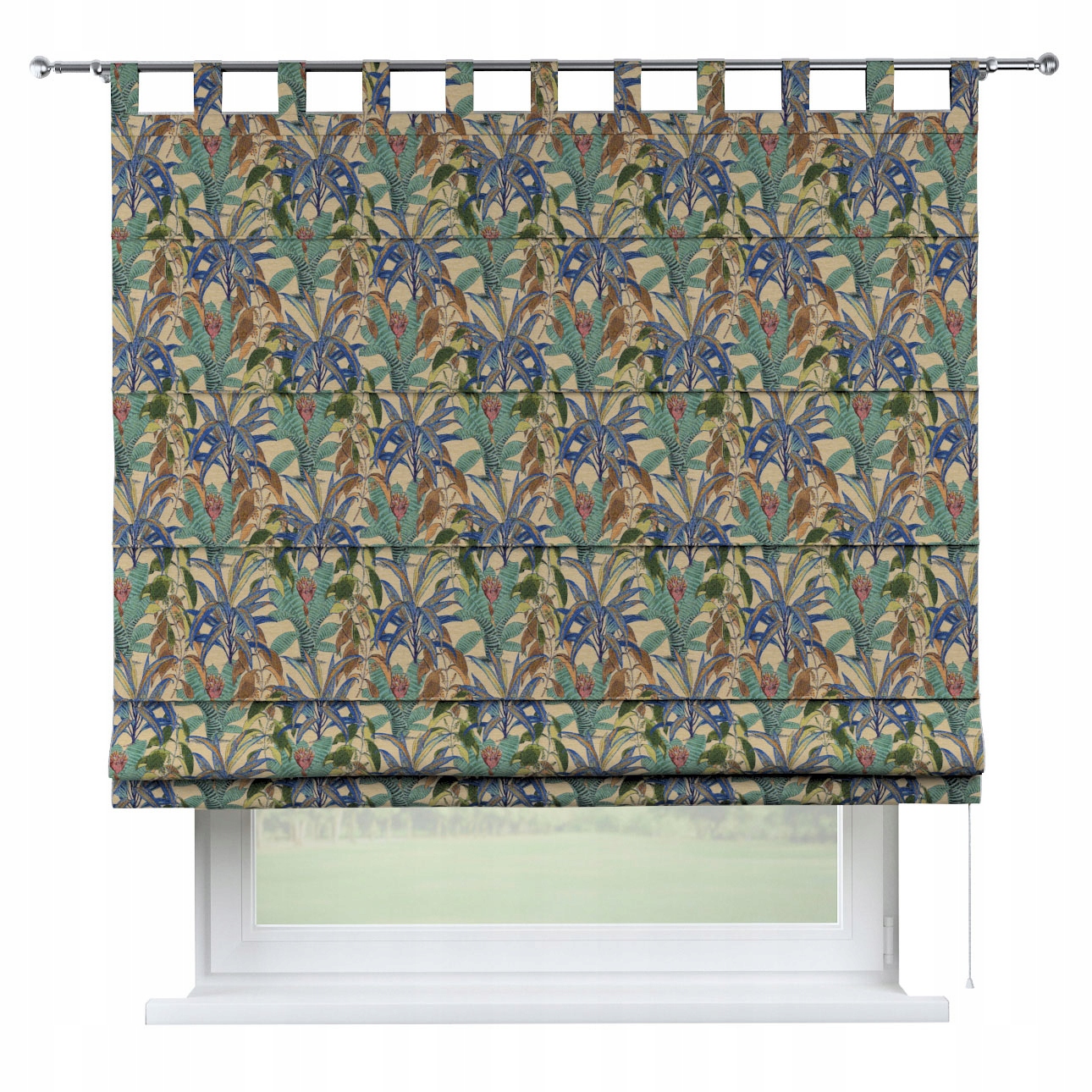 Hotová rímska roleta Verona 110x150 cm modrá