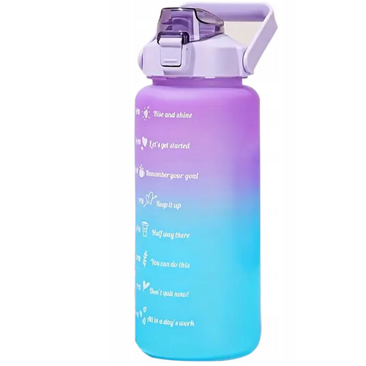 BIDON SPORTOWY 2L BUTELKA MOTYWACYJNA NA WODĘ RURKA UCHWYT PODZIAŁKA 2000ml Marka inna marka