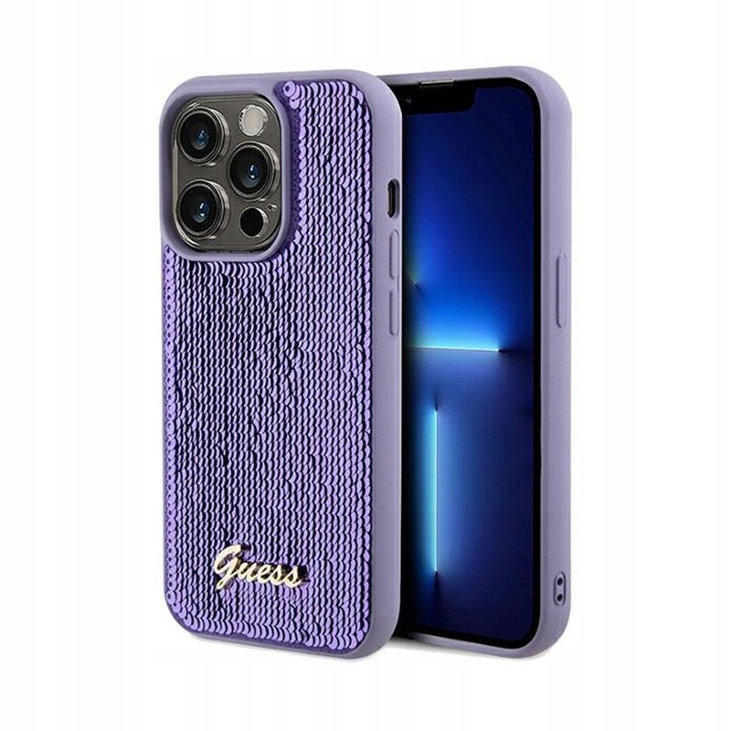 Guess Etui do iPhone 14 Pro Max (fioletowy)