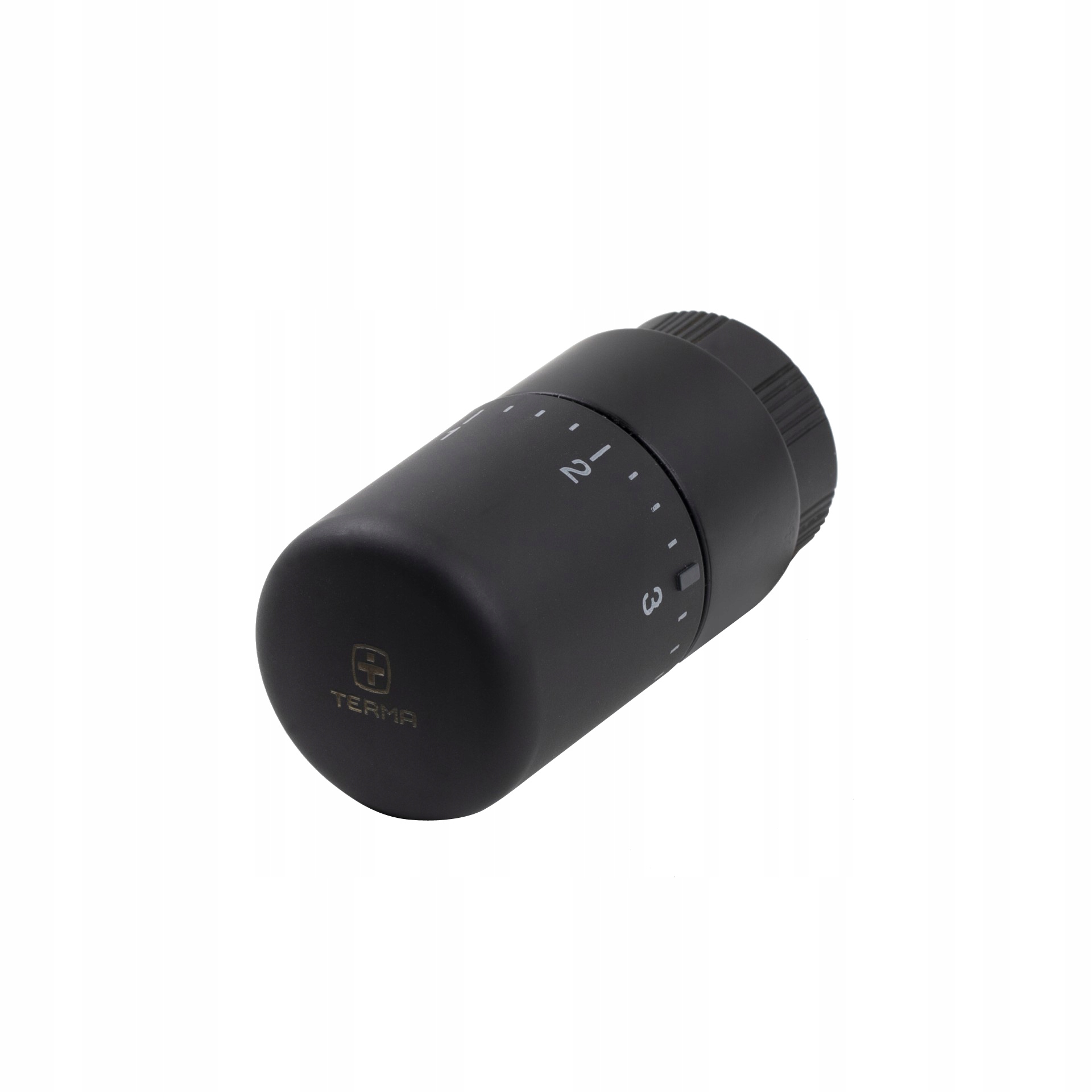 Termostatová hlavica Slim Čierna Mat M30x1,5 Poletti