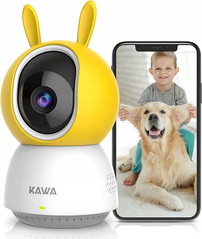 Káva Vnitřní bezpečnostní kamera, Ip 2K 360 pro bezpečnost v domácnosti