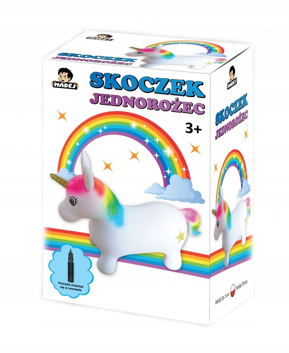 MADEJ Skoczek Jednorożec z pompką