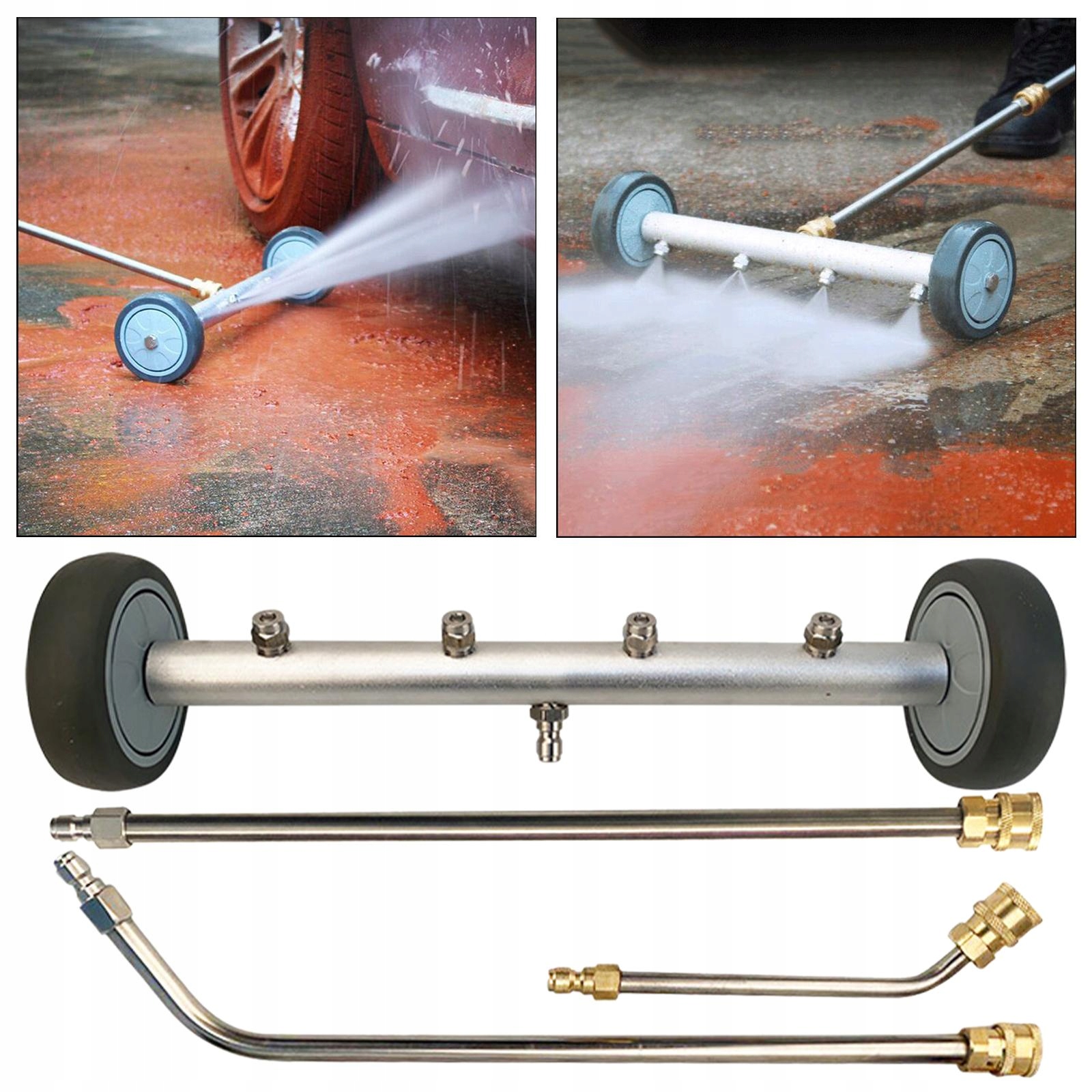 Stalowy środek czyszczący do podwozia myjka Model 1