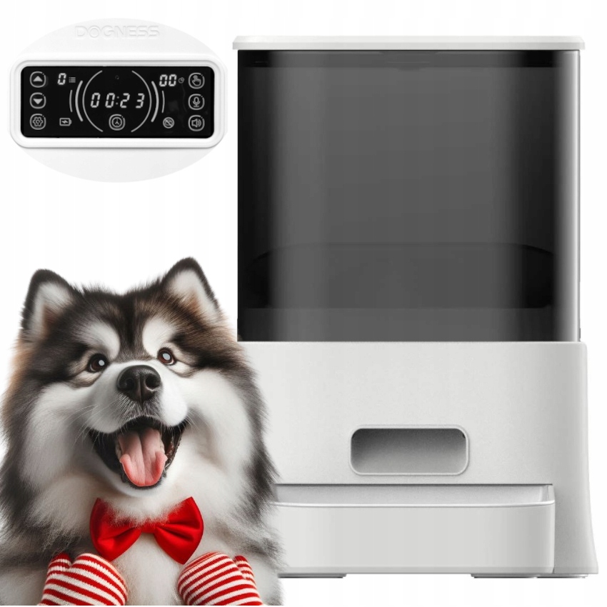 Levně Dávkovač Automatický Podavač krmiva pro psa programátor Dogness 11 l