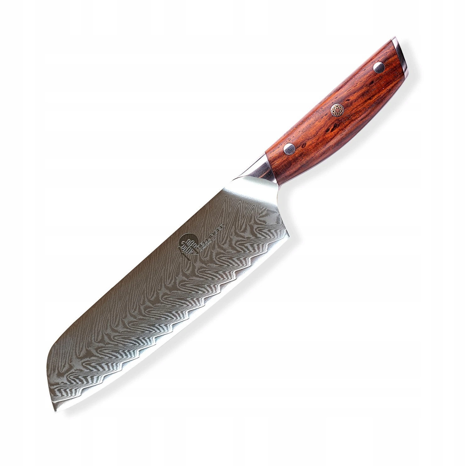 nôž Santoku 7" (175mm) Dellinger Rose-Wood Damascus