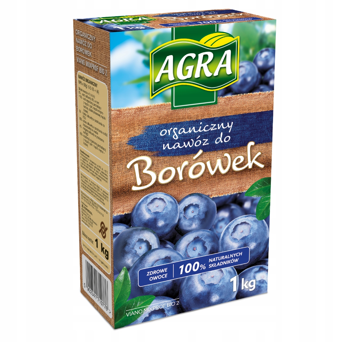 

Nawóz Do Borówek Naturalny 1kg Agra Bio
