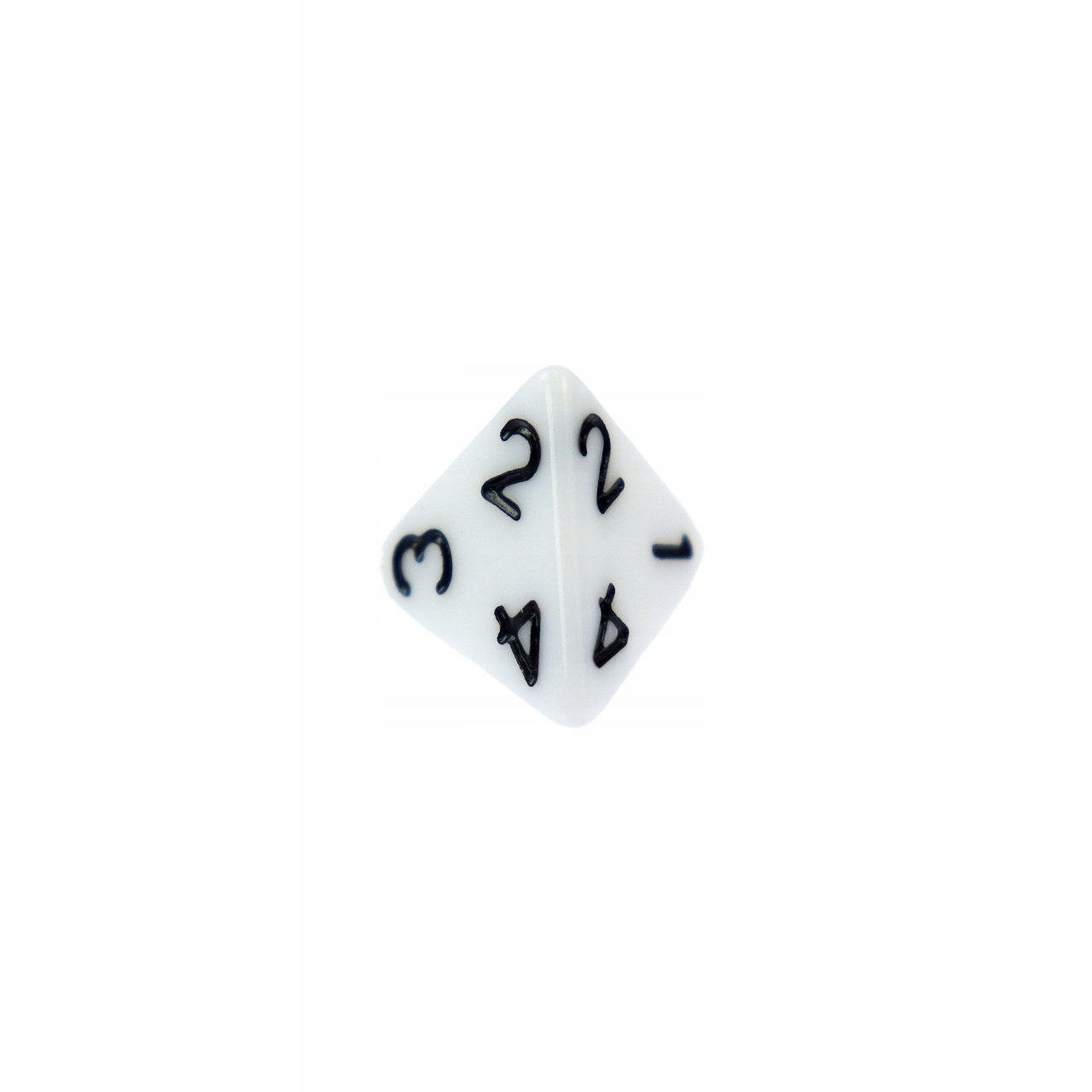 KOSTKA RPG BIAŁA KOŚĆ CZTEROŚCIENNA K4 Producent RGFK