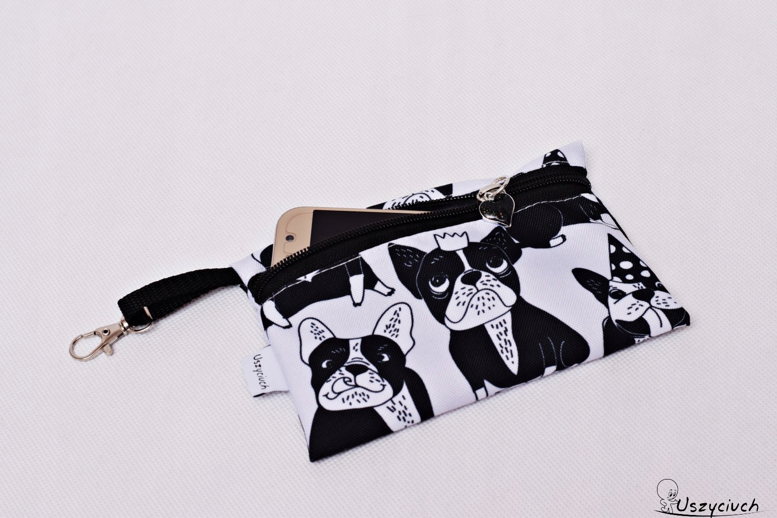 

Etui na telefon saszetka na klucze portfel pieski