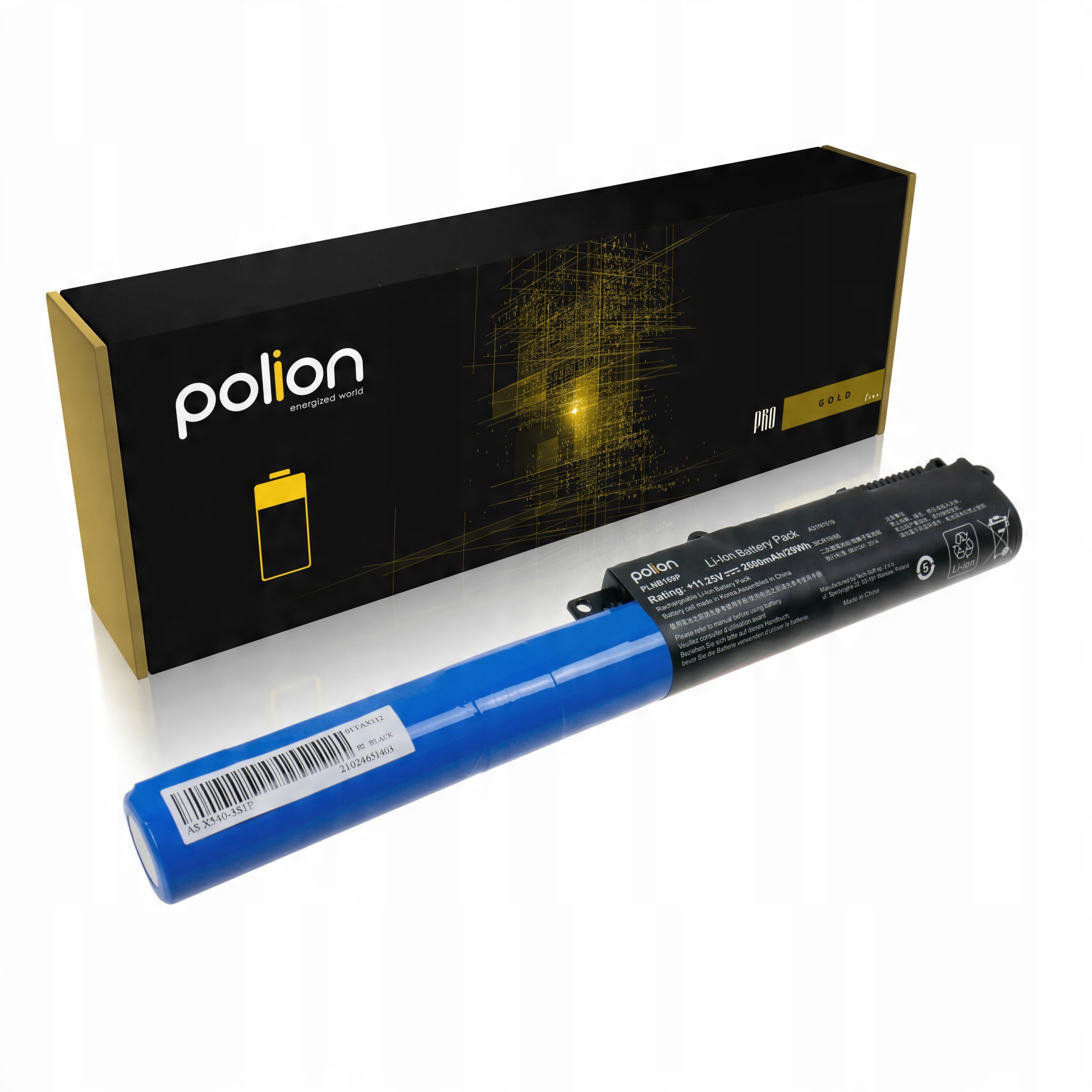 

Bateria A31N1519 do Asus ogniwa Samsung 2600mAh