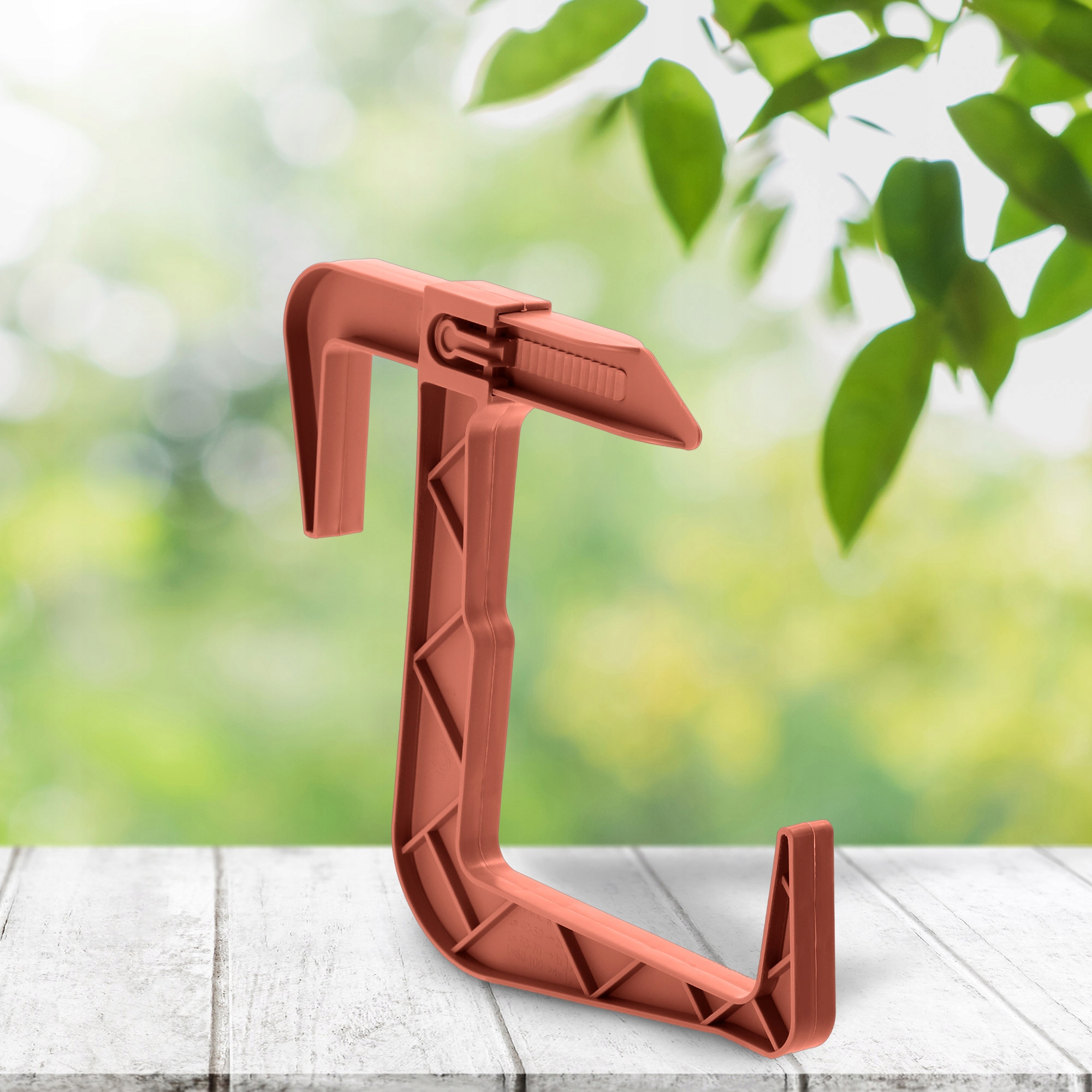 UCHWYT WIESZAK DO DONICZKI BALKONOWEJ NA DONICZKĘ SKRZYNKĘ REGULOWANY OGRÓD Stan opakowania oryginalne