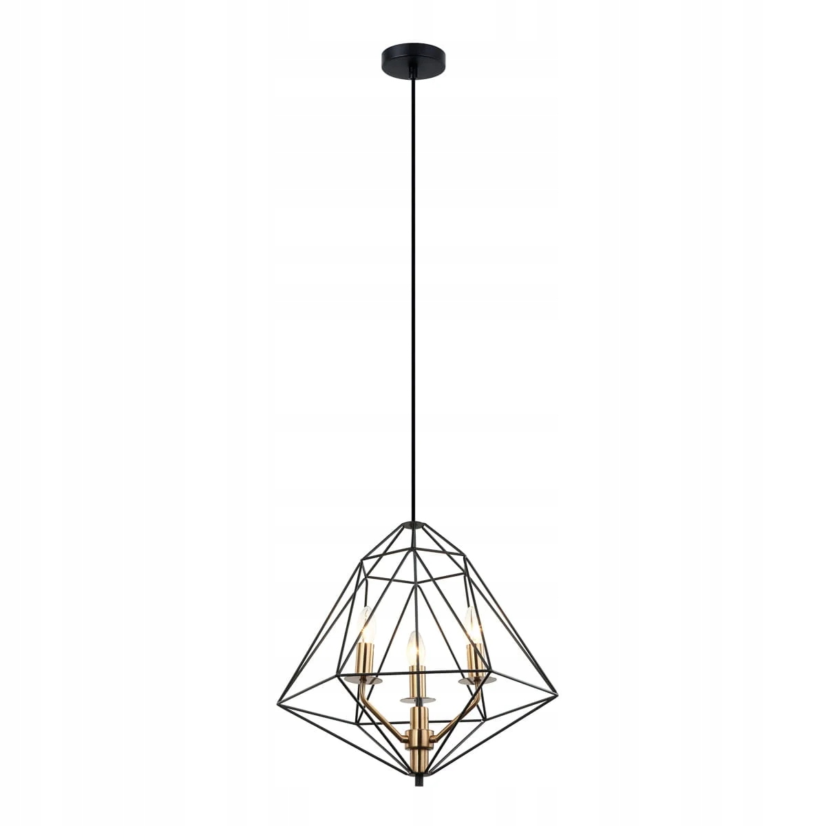 Závěsná lampa Italux Maresmo industriální černá