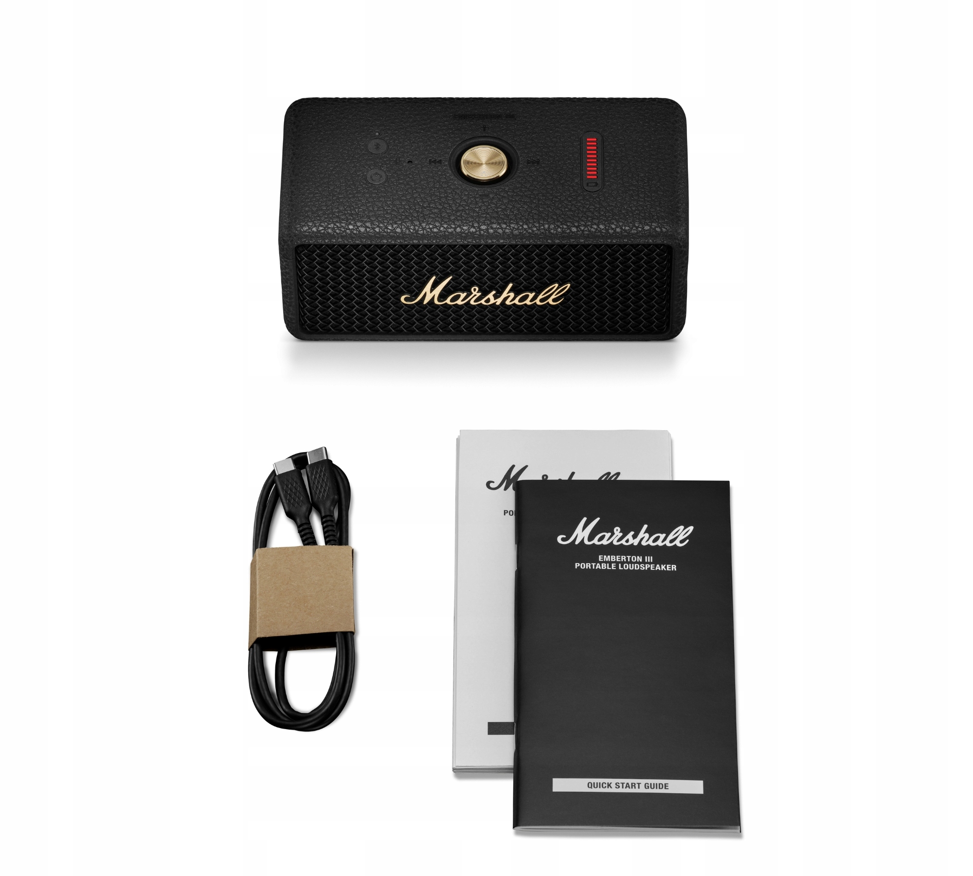 MARSHALL EMBERTON III głośnik bluetooth przenośny czarny