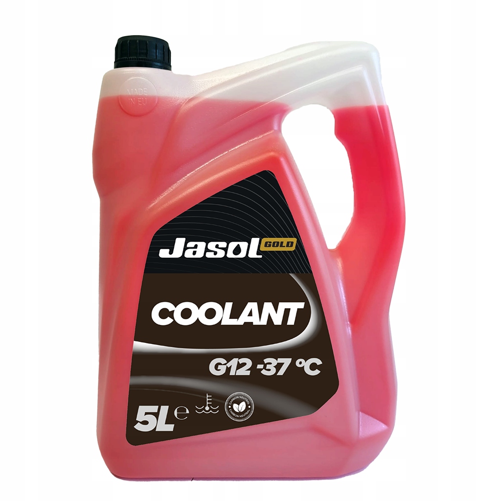 Płyn Chłodniczy Jasol G12 -37 Różowy 5L Płyn do chłodnic czerwony