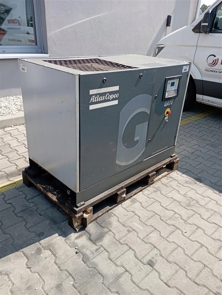 Sprężarka śrubowa kompresor ATLAS COPCO GA15 15kw 1,8m³ S013791 Marka Atlas Copco