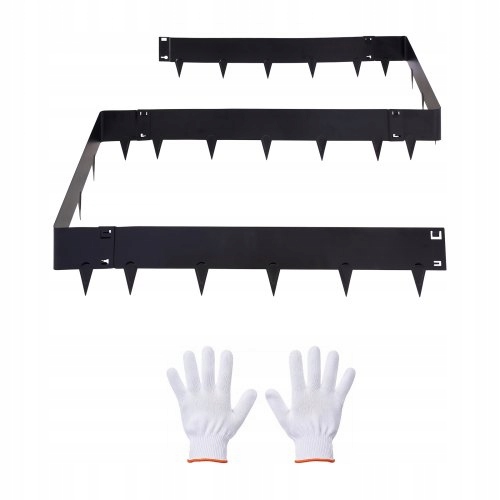 Trávnikové Okraje Vevor 6 Ks 1016X207 MM Pozinkovaná Oceľová Palisáda