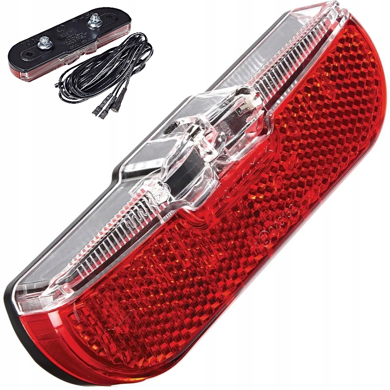 Zadní světlo na nosič Trelock Ls 614 Duo Flat Signal, E-bike 6-12V