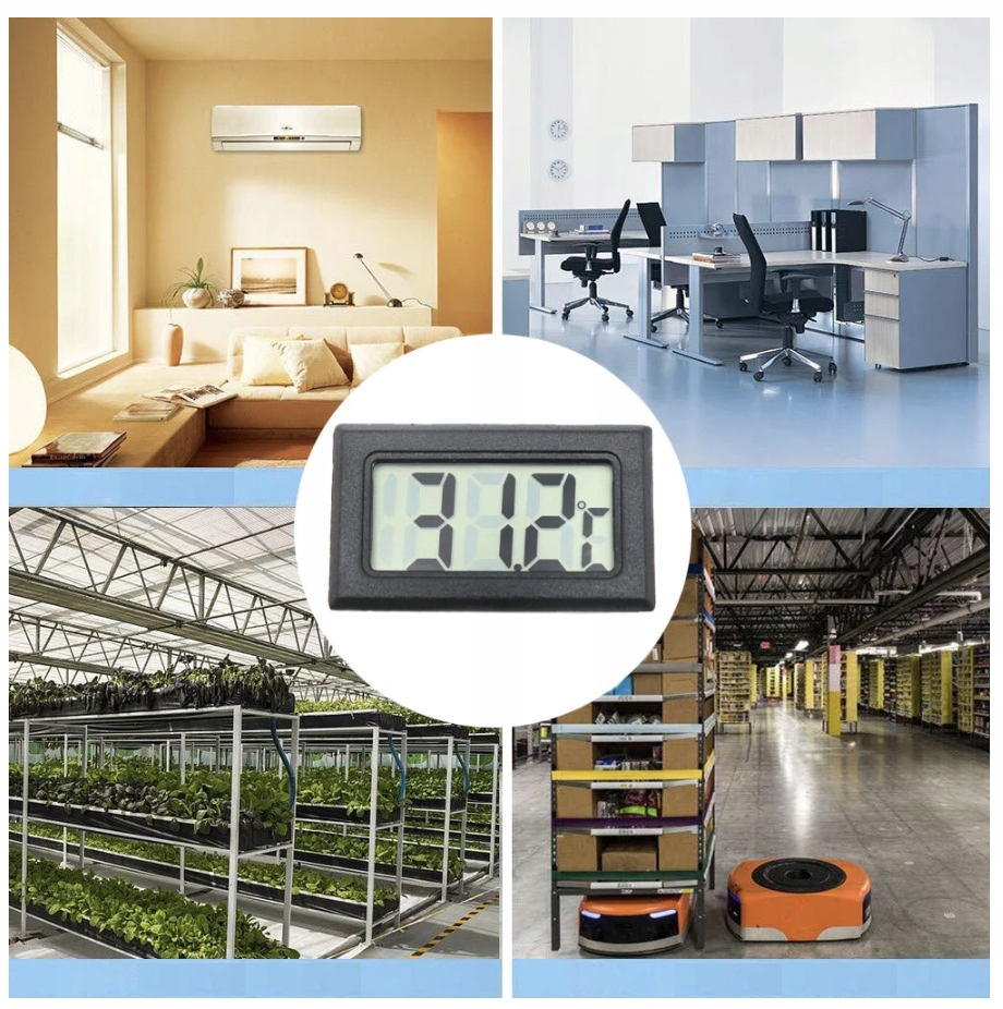 Termometr elektroniczny LCD cyfrowy SONDA 100cm Model M155