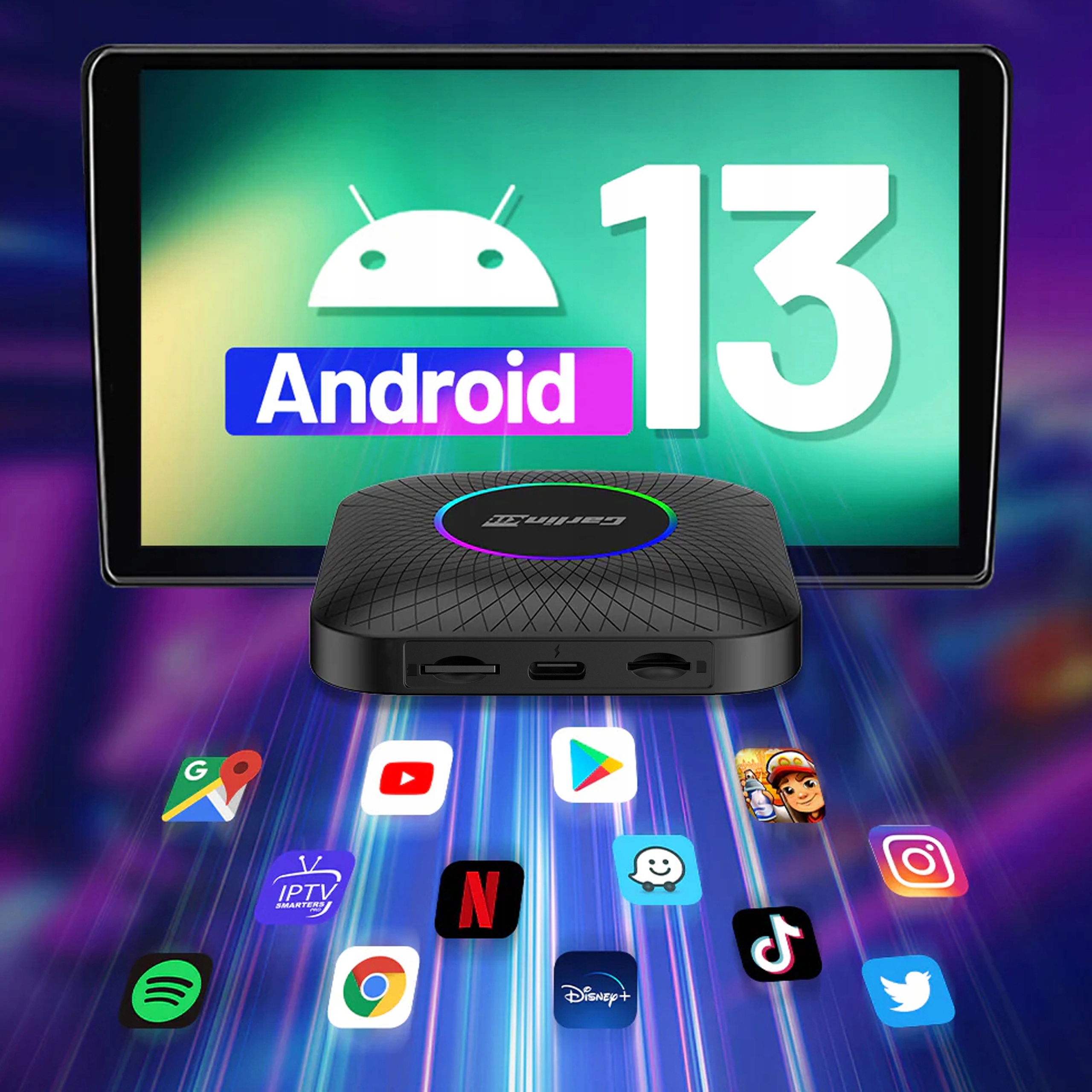 CARLINKIT TBOX AMBIENT RGB 8/128GB APPLE CARPLAY ANDROID CARLINKIT TBOX AMBIENT RGB 8/128GB APPLE CARPLAY ANDROID