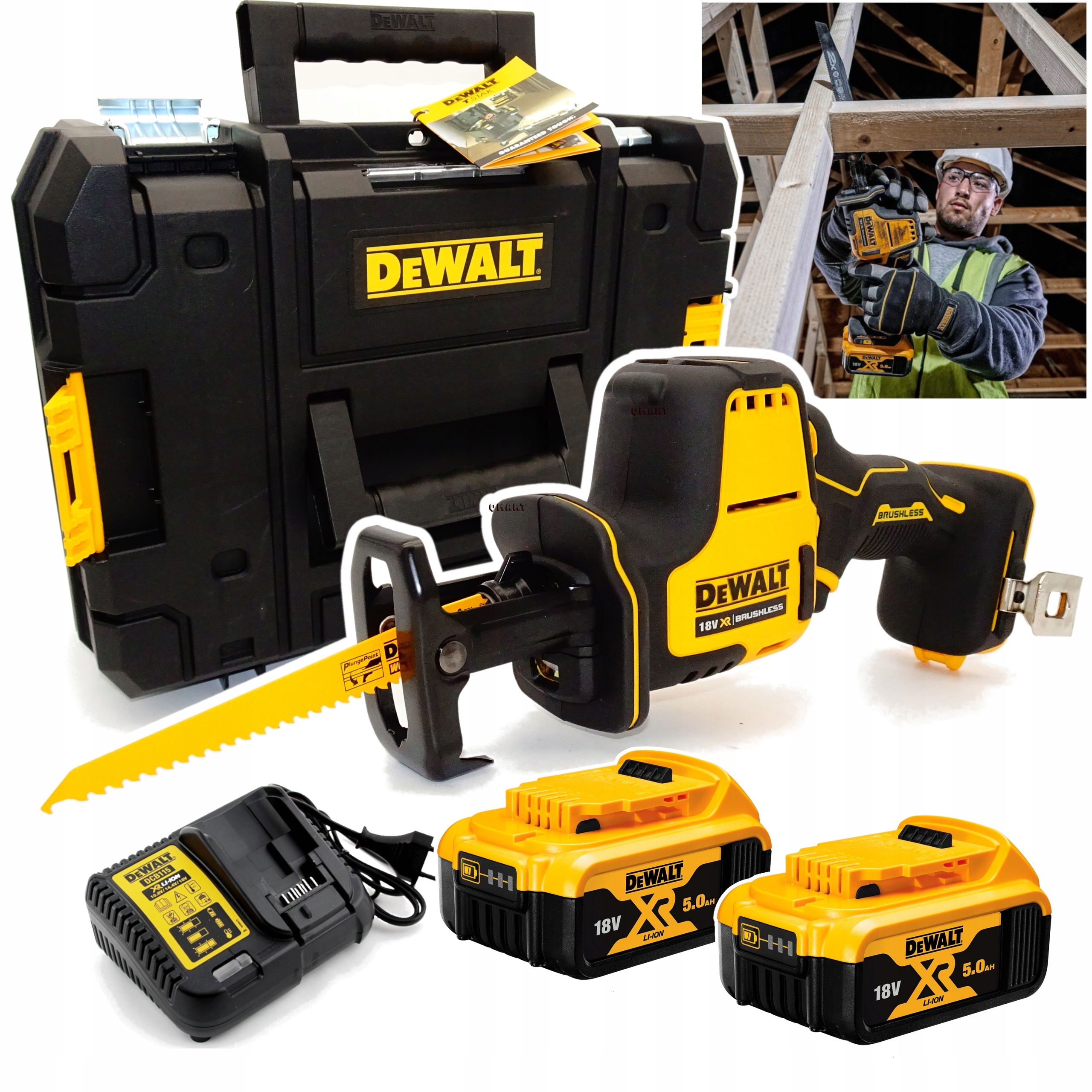

DeWalt DCS369P2 18V Piła szablasta posuwowa Lisica