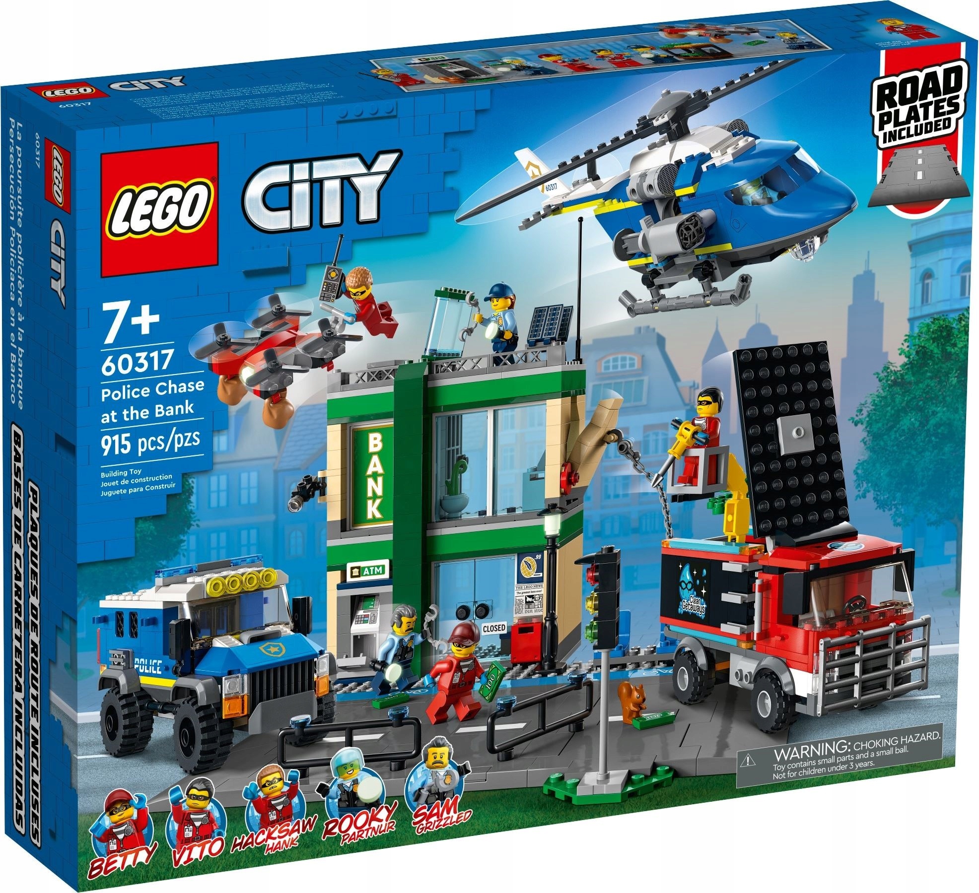 LEGO City 60317 Bankovní loupež