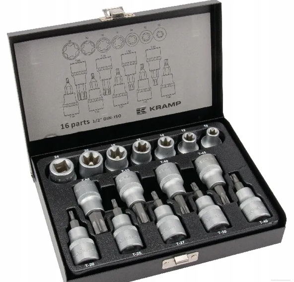 Zestaw kluczy Torx 1 2 16 ele 1804924016