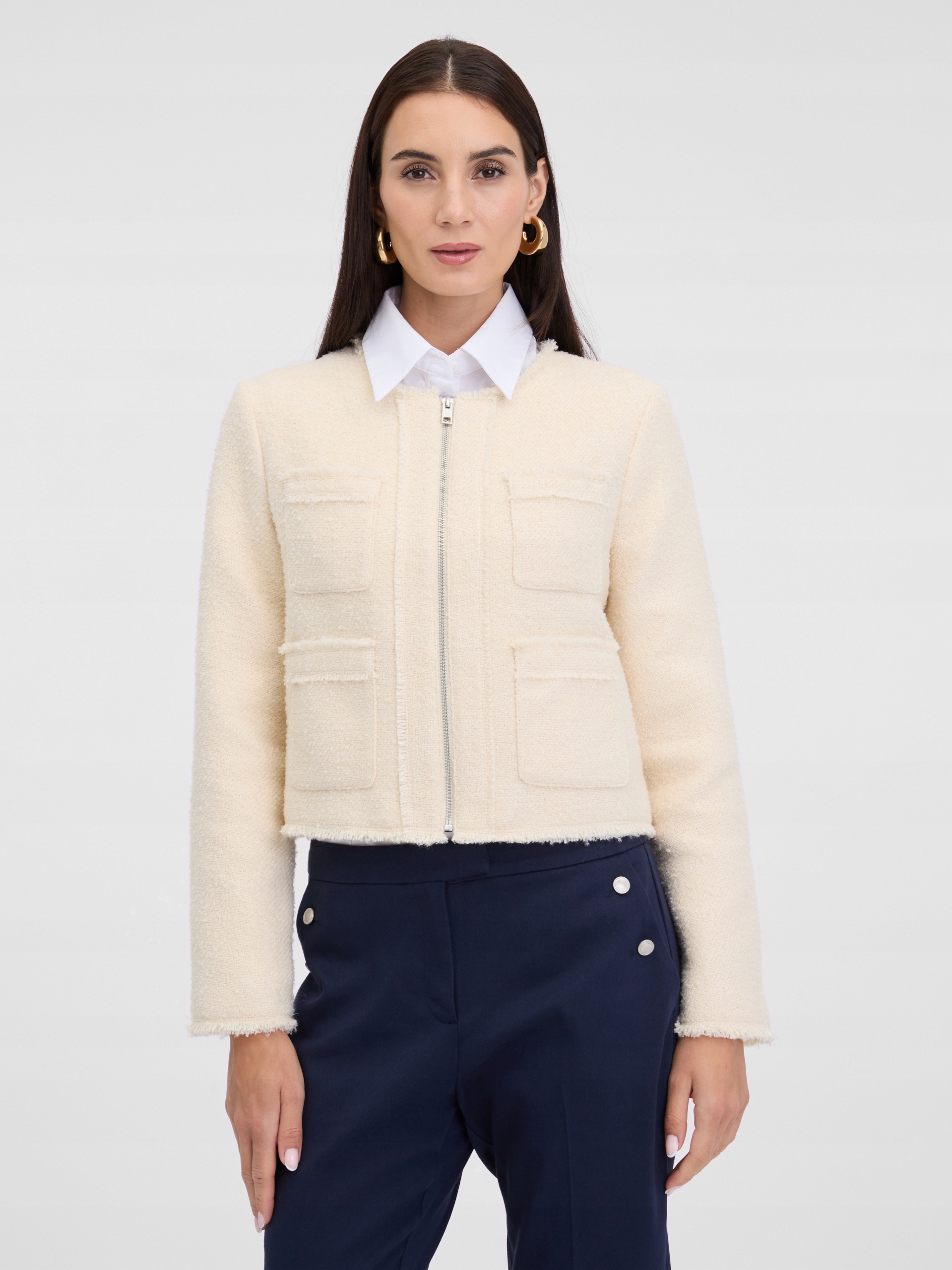 Orsay Krémové dámské sako Orsay