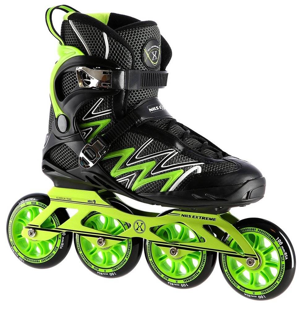 Kolečkové Brusle Brusle 2v1 Rekreační Pro Mládež Kaučuková kolečka 100 mm Nils