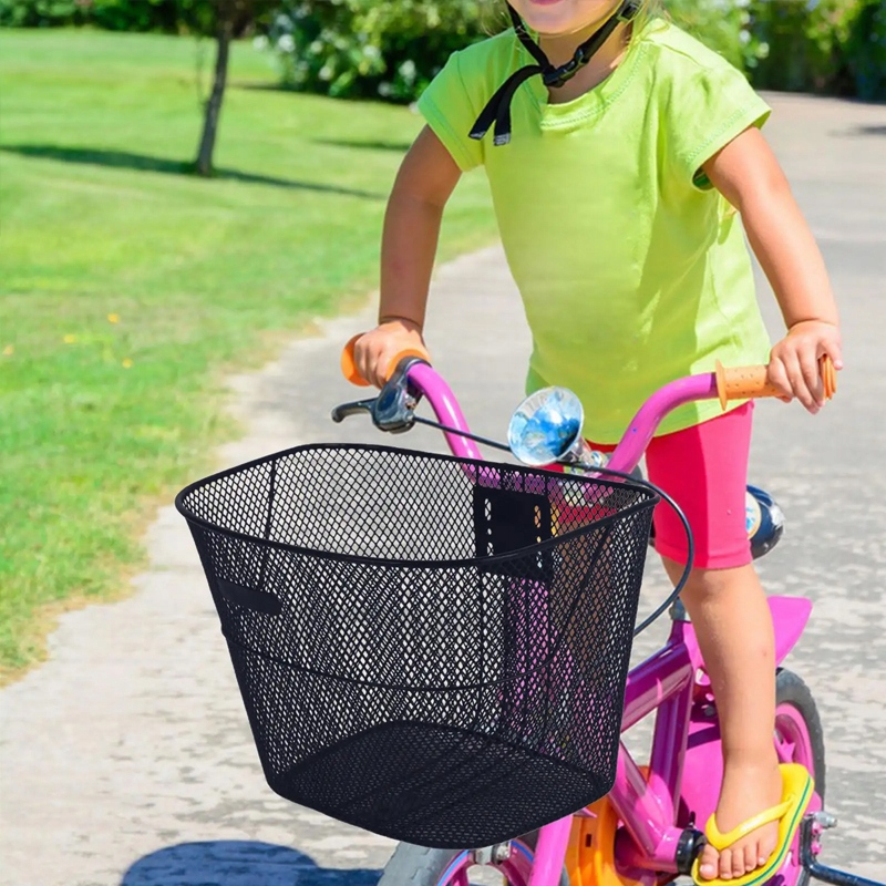 DUŻY KOSZYK NA ROWER KOSZ ROWEROWY METALOWY NA KIEROWNICĘ UCHWYT CLICK Model Koszyk rowerowy