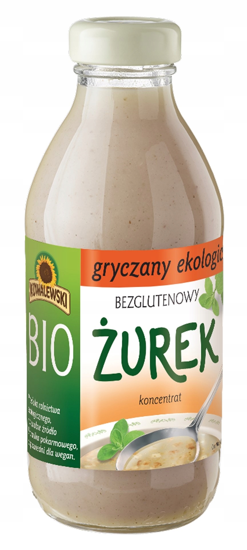 Levně 6x Kowalewski Pohankový žurek – bezlepkový koncentrát Bio 320 ml