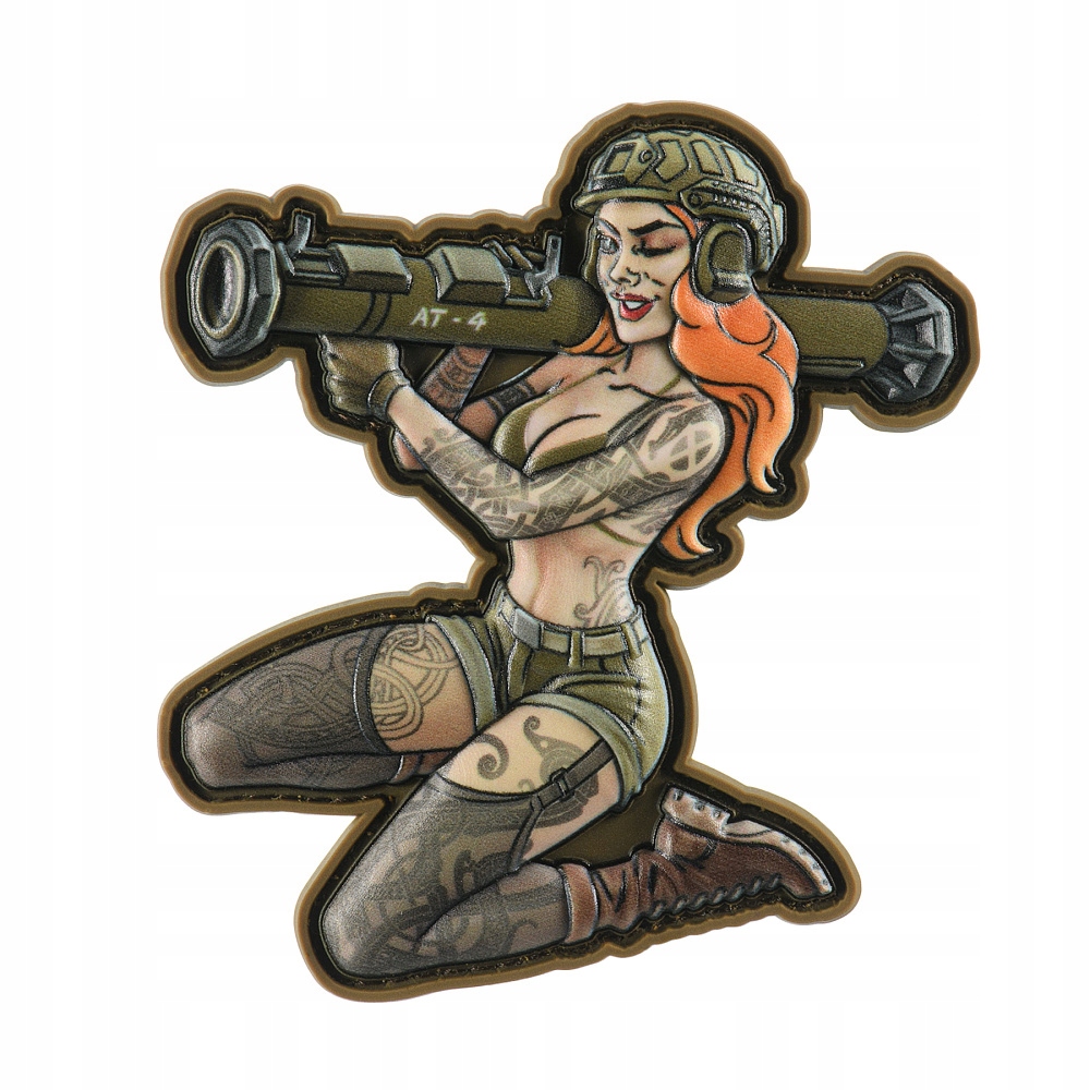 M-Tac Naszywka Na Rzep Pvc Tactical girl Nr 10 Skandinavik