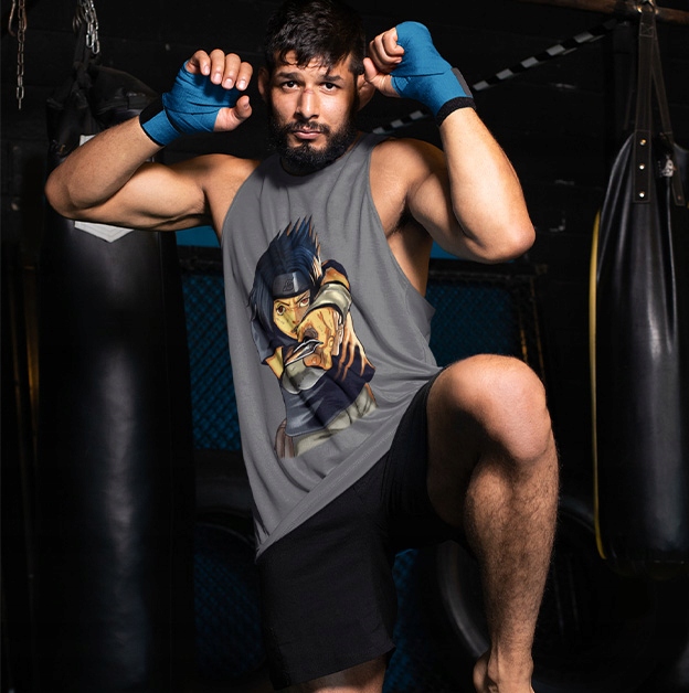 TANK TOP NARUTO SASUKE Rozmiar XL