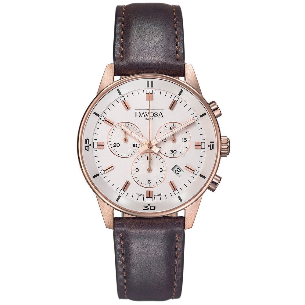 Pánské Hodinky Davosa 162.493.95 hnědé