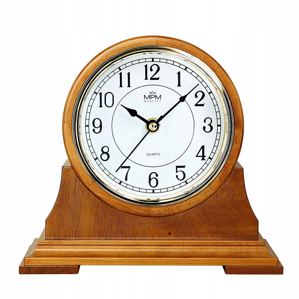 Čitateľné Drevené Krbové Hodiny Mpm E03.3887.50.A 23x21 cm