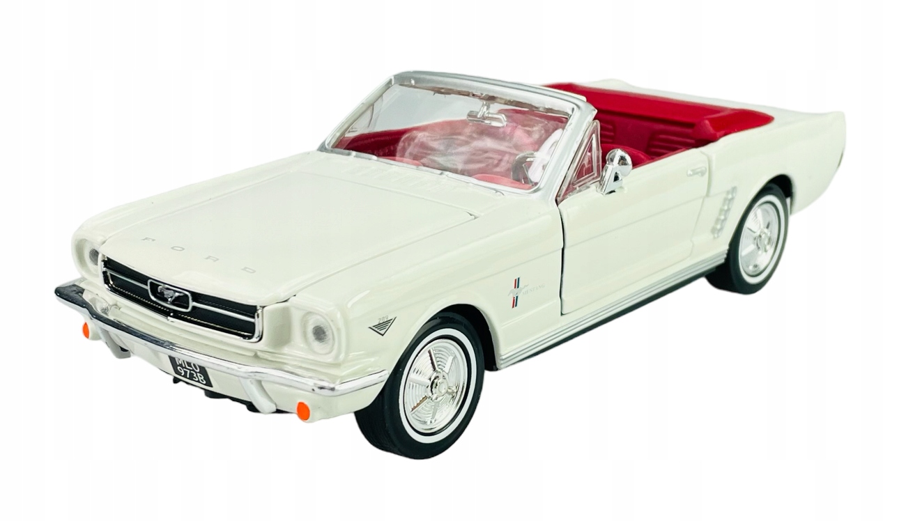 Motormax 1964 1/2 Ford Mustang James Bond Goldfinger 1:24 Nový Kov Model