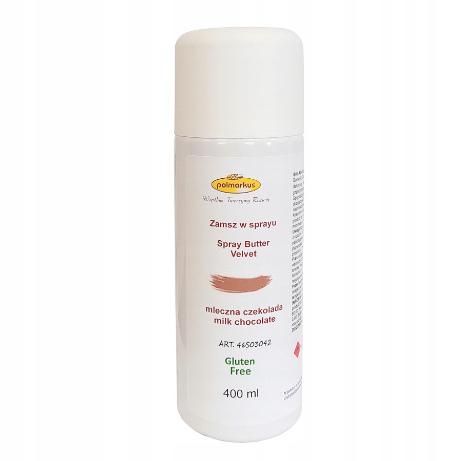 Levně Semiš ve spreji Polmarkus Mléčná Čokoláda 400 ml