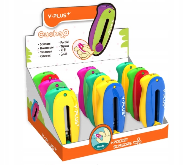 NOŻYCZKI DZIECIĘCE SKŁADANE Z OSTRZEM A'12 7848