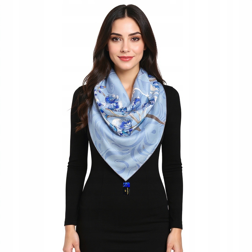 Hedvábný Šátek 100% Hedvábí Přírodní Morušový Prémiová Kvalita+