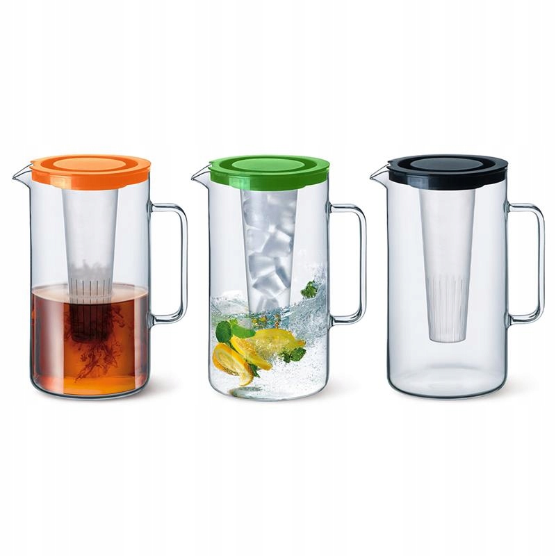 DZBANEK SZKLANY SIMAX ŻAROODPORNY 2,5 L Z WKŁADEM NA LÓD + ZAPARZACZ Marka Simax