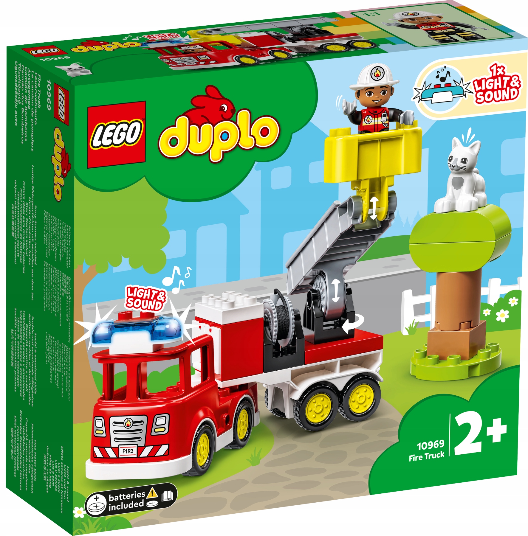 LEGO DUPLO Wóz strażacki ŚWIATŁO DŹWIĘK 10969