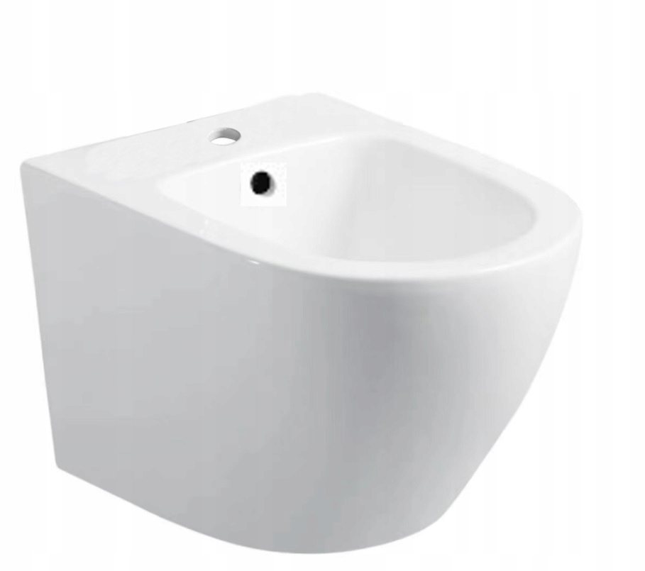 Oválny závesný bidet Aquatech M203 biely keramický