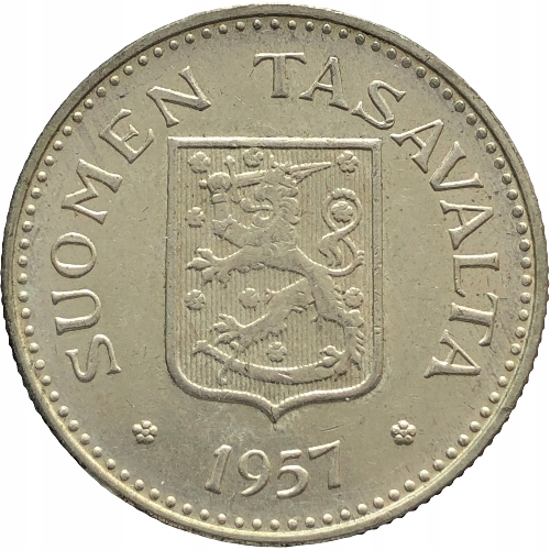 48528. Finlandia, 200 marek, 1957r. - Ag