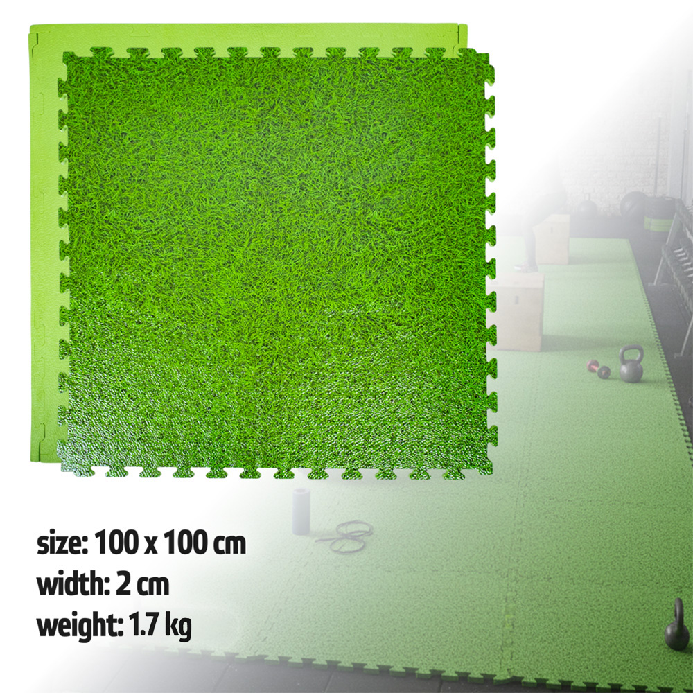 Mata Puzzle Tatami inSPORTline Zemalpro 100x100 2CM Eva pianka do ćwiczeń