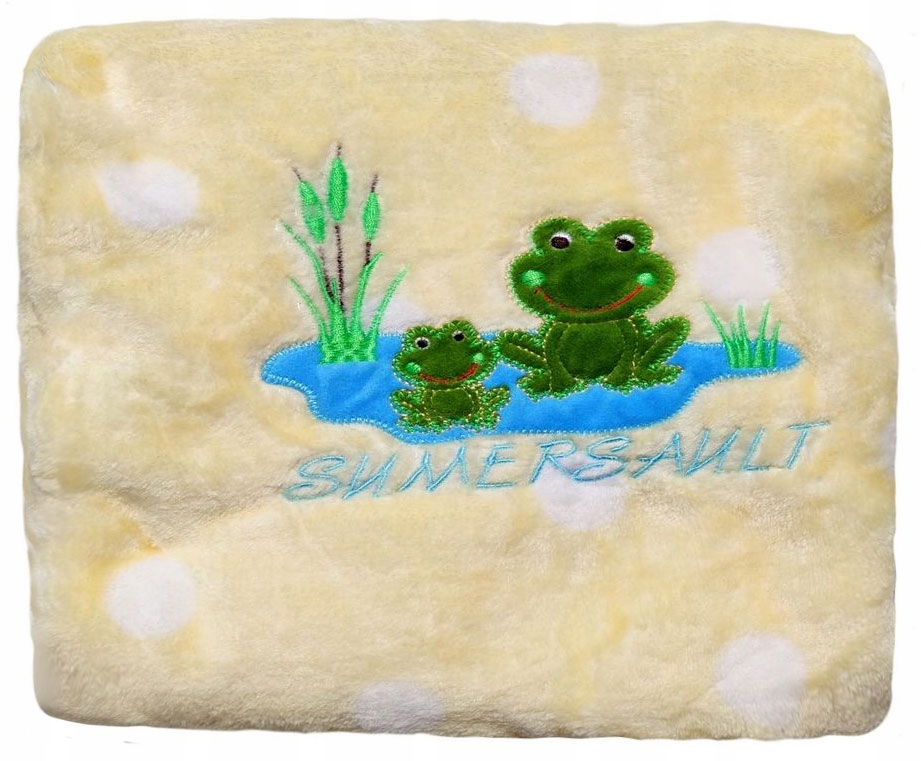 

Kocyk niemowlęcy z mikrofibry dla dziecka 80x100cm