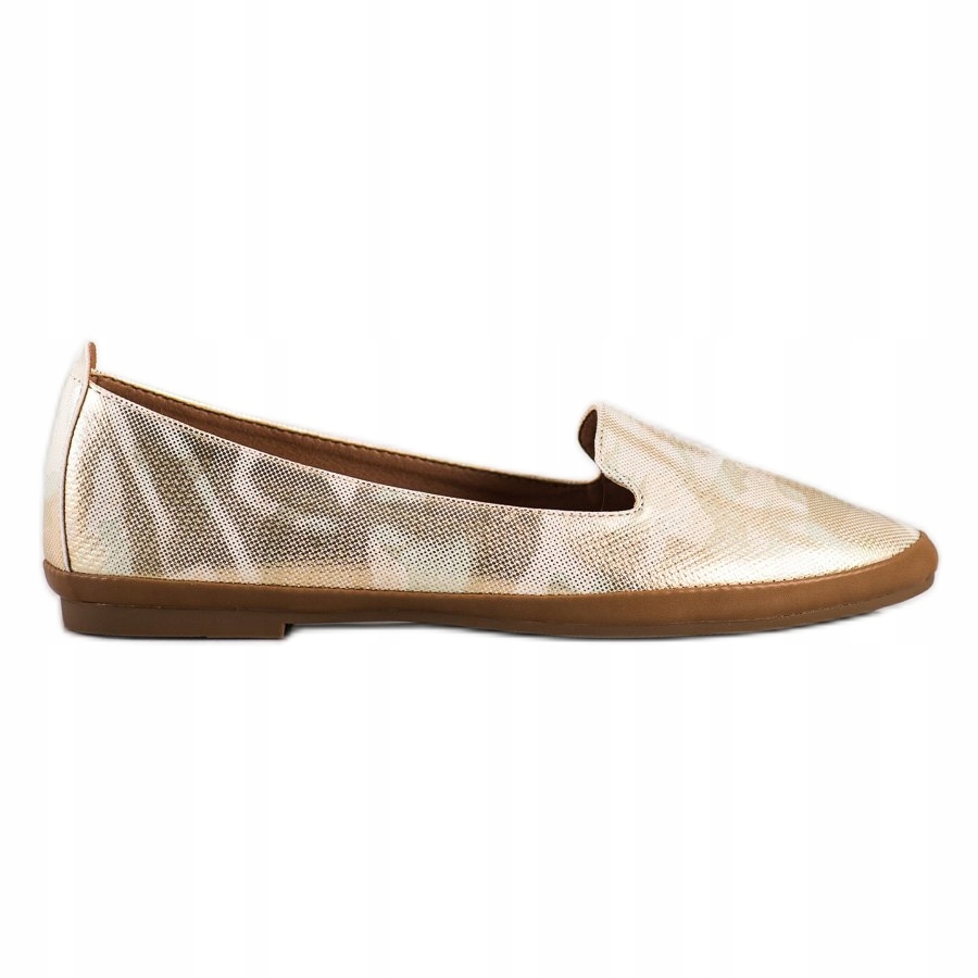 

Złoty Skóra ekologiczna Buty Sergio Leone r.38