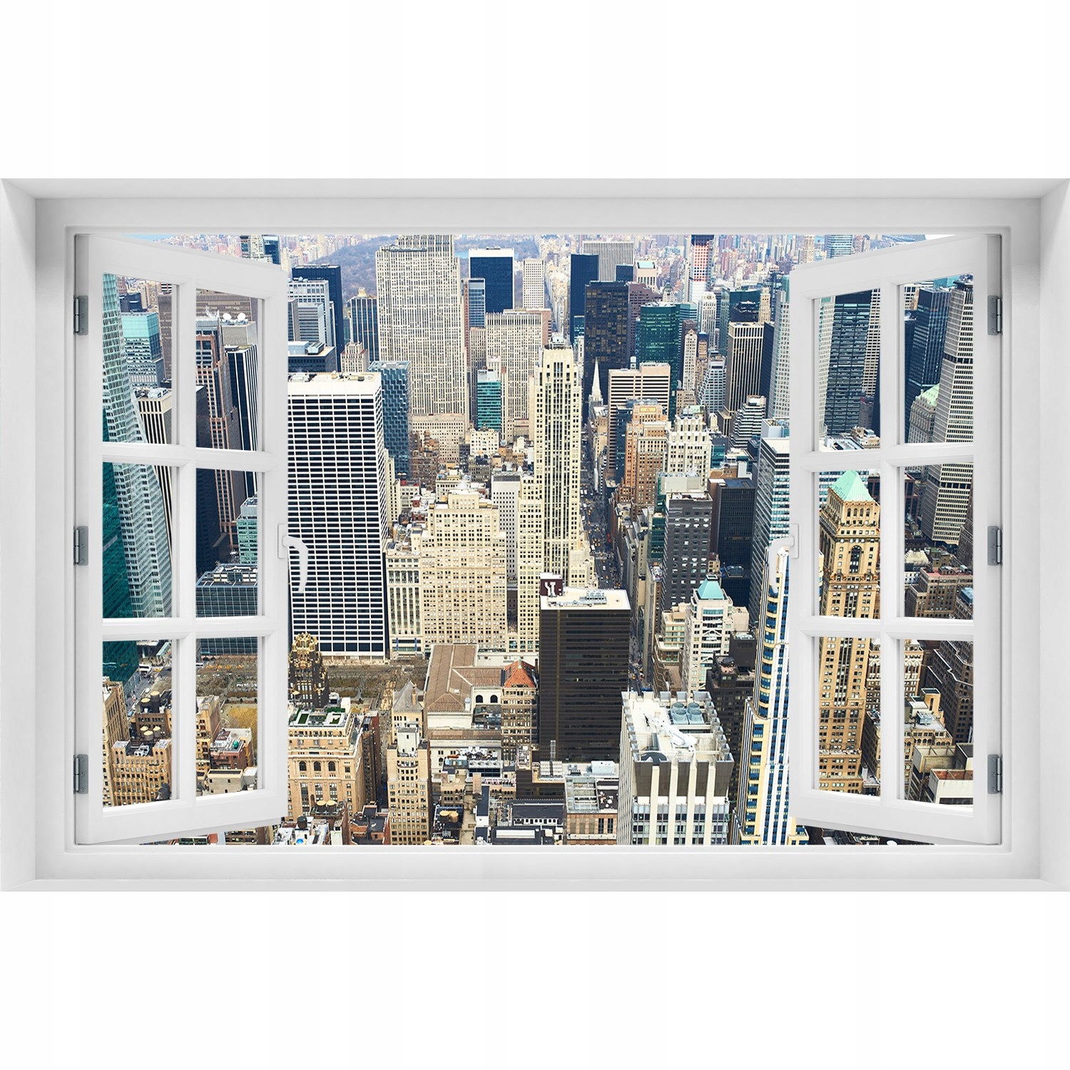 

Naklejka na ścianę 3D Okno Manhattan Nowy Jork